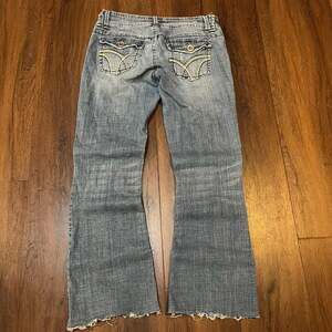 Hydraulic Metro Low Rise Boot Flare Y2K Distressed Jeans